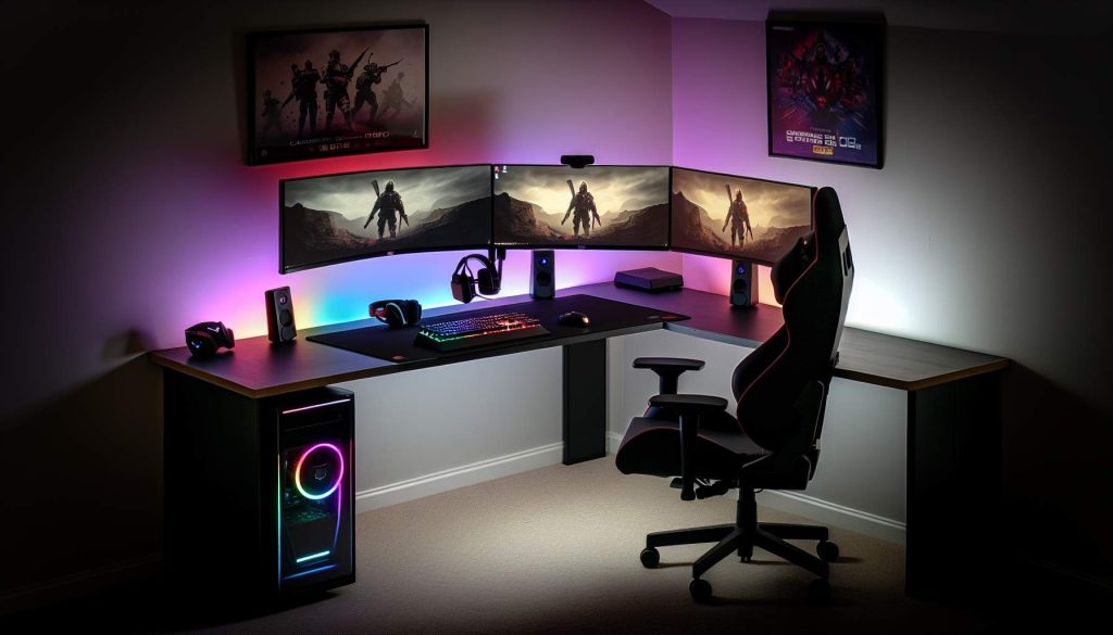 Meilleurs bureaux gamer angle: comparatif et avis